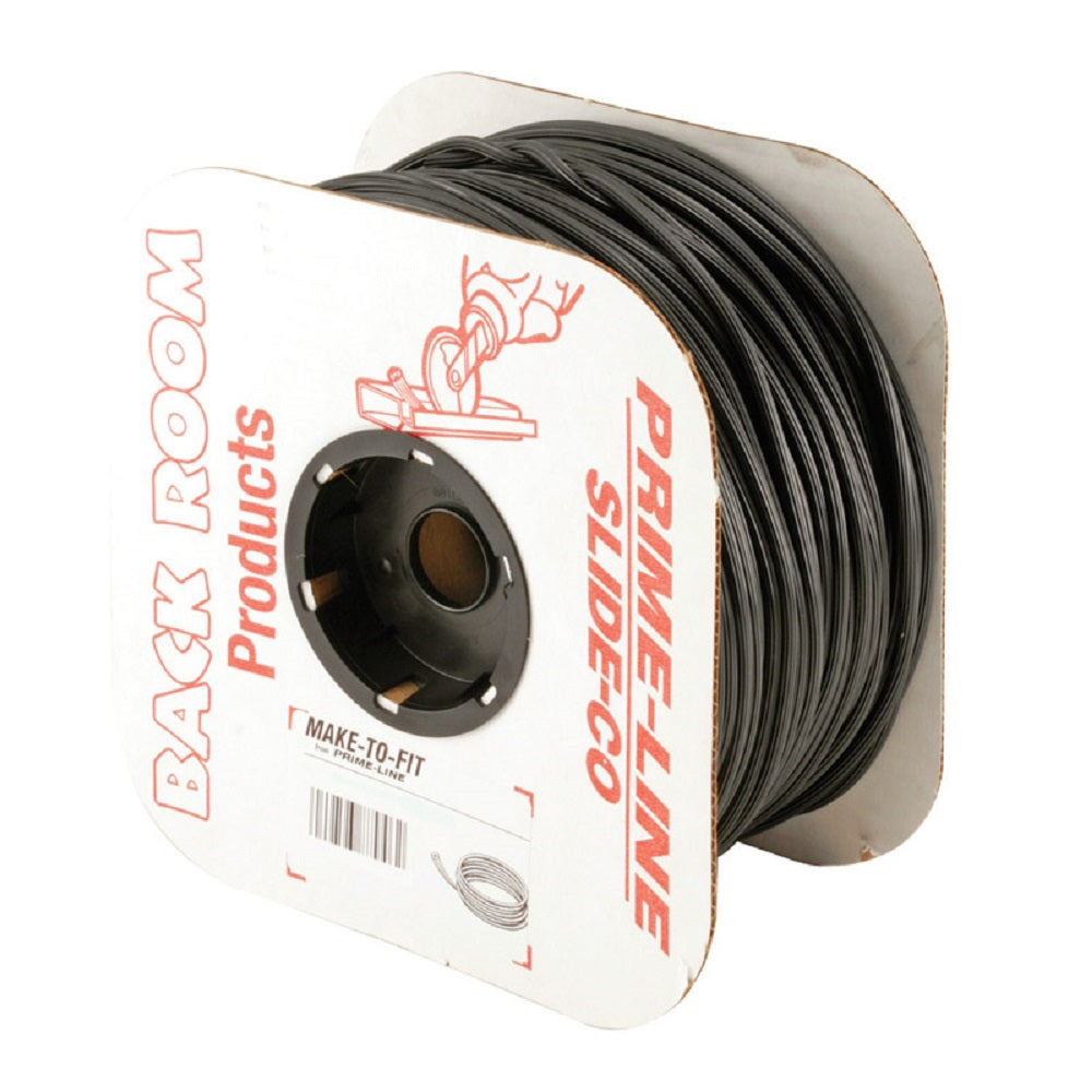 Prime Line P7552 Vinyl Screen Spline, 500 feet x 0.12 inch, Black