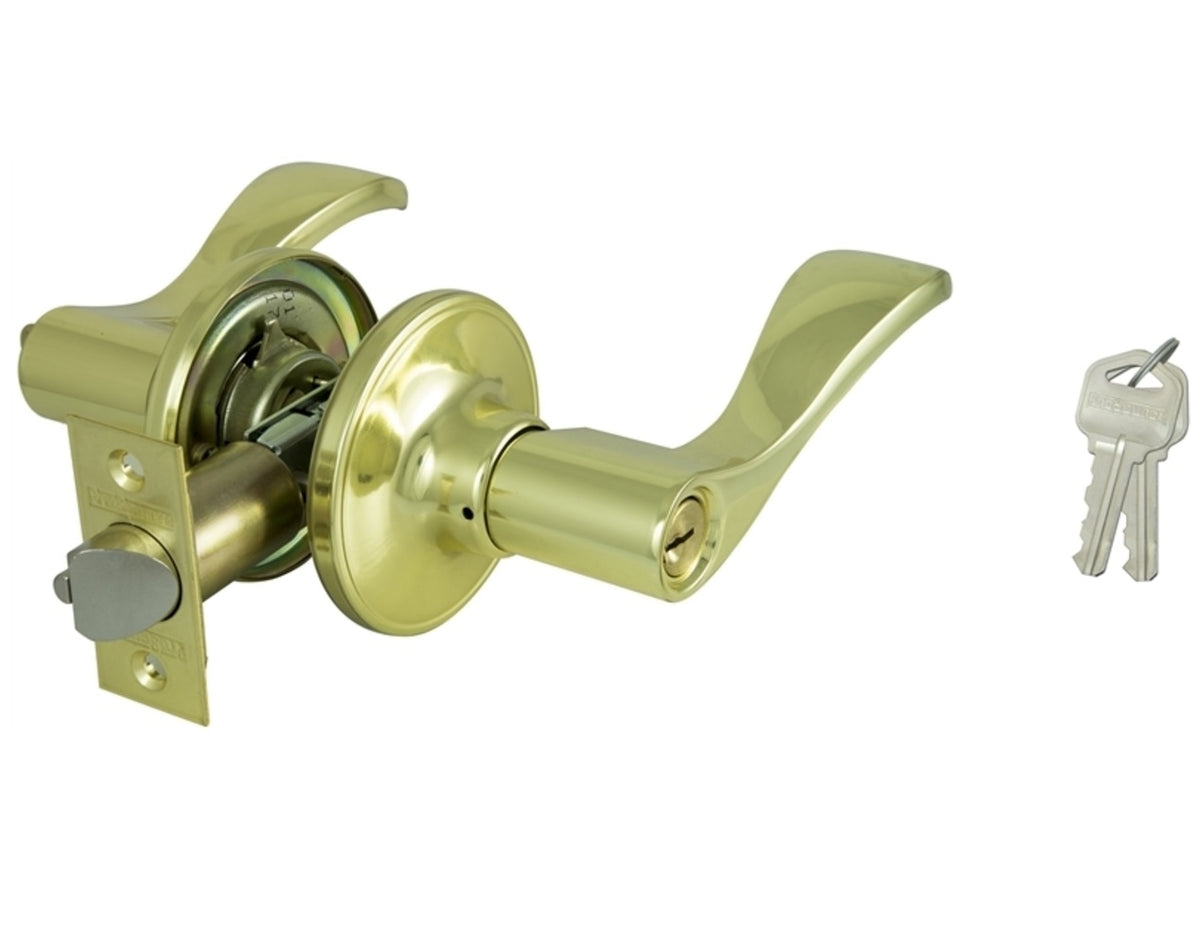 ProSource LYE700V-PS Entry Naples Leverset, Polished Brass