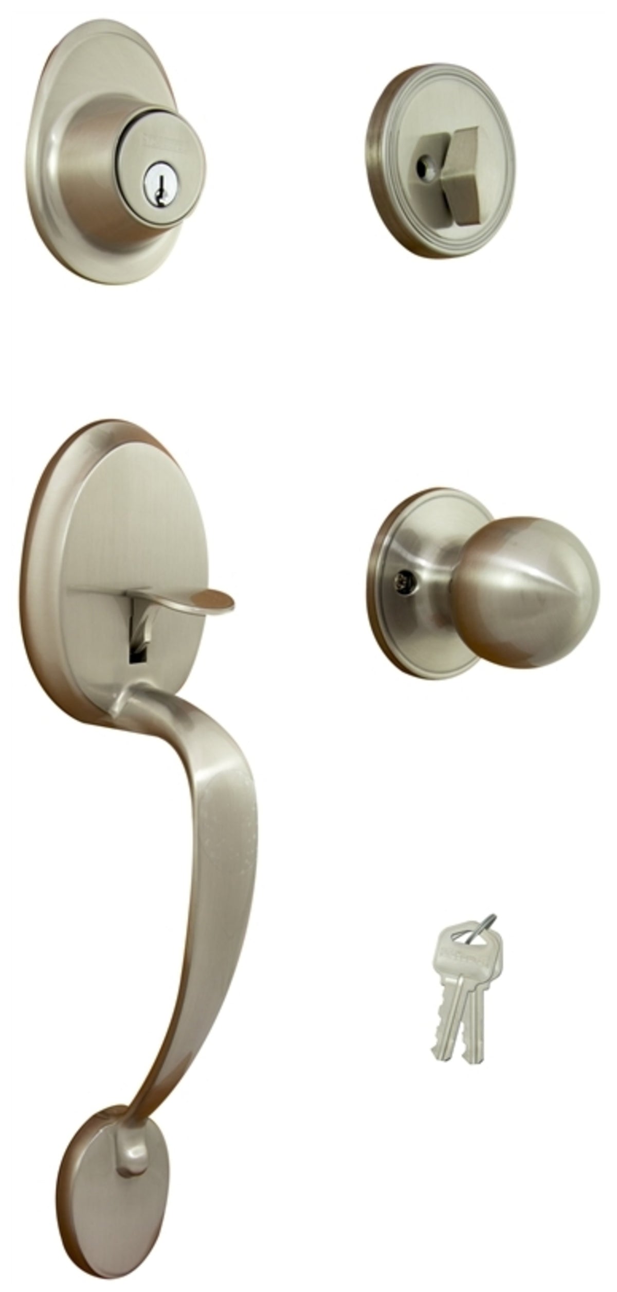 ProSource S7P31-PS Saturn T3 Handle Set, Satin Nickel