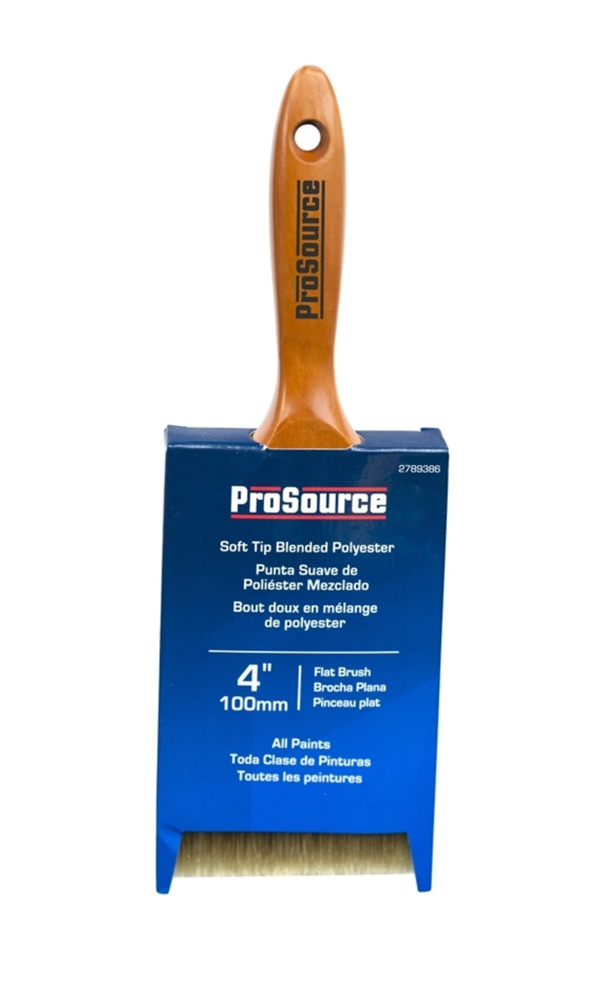 Prosource OR 1172 0400 Flat Paint Brush, 4"