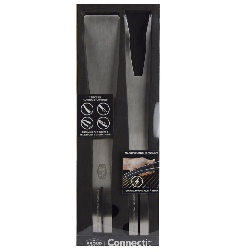 Proud Grill 2867-WP-117 Connect It BBQ Multi-Tool, Stainless Steel