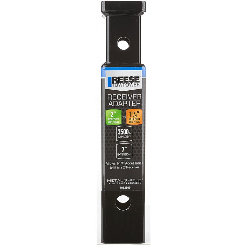 Reese 7052500 Towpower Receiver Hitch Adapter, Black