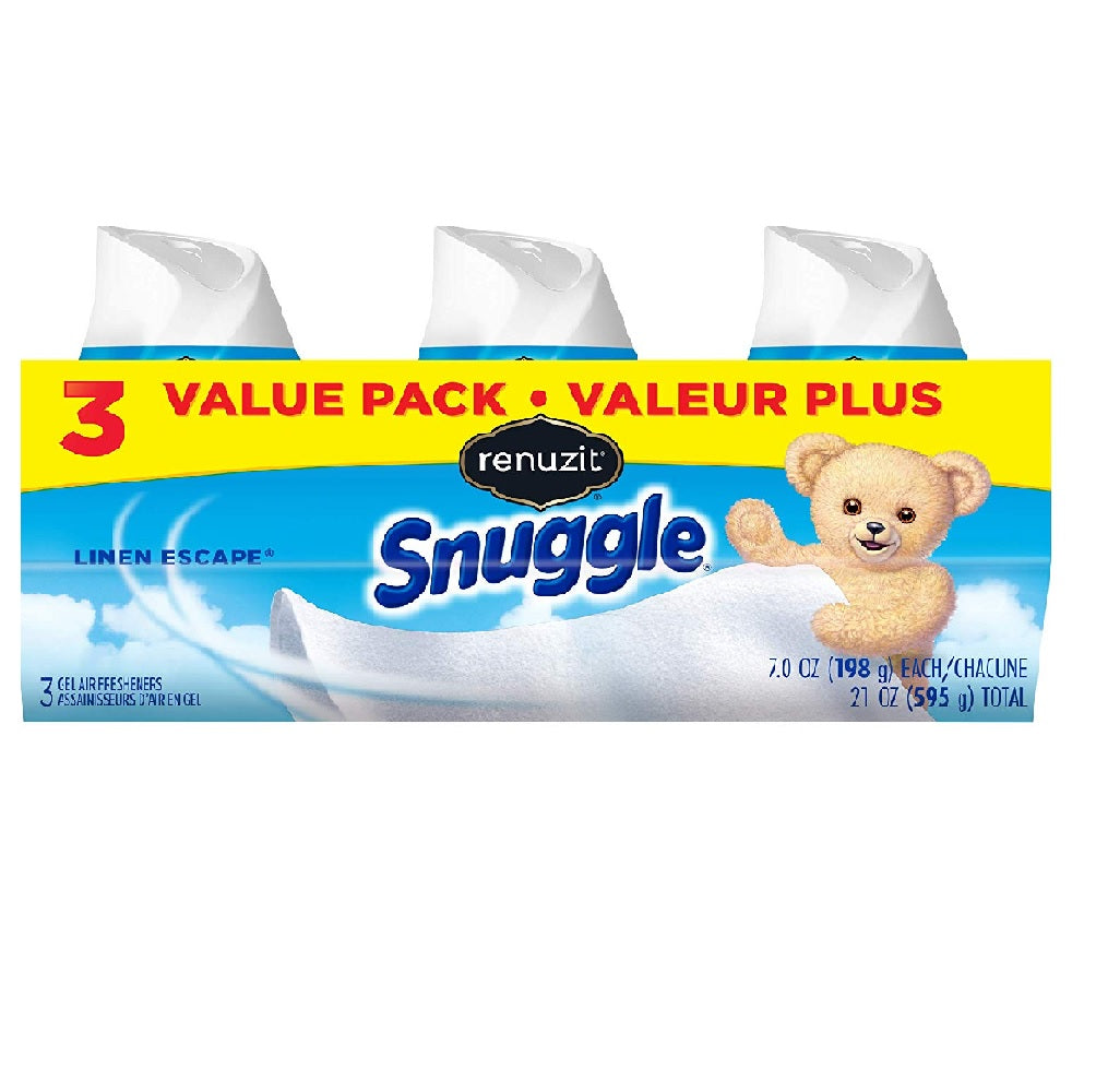 Renuzit 58907 Snuggle Linen Escape Scent Air Freshener, 7 Oz