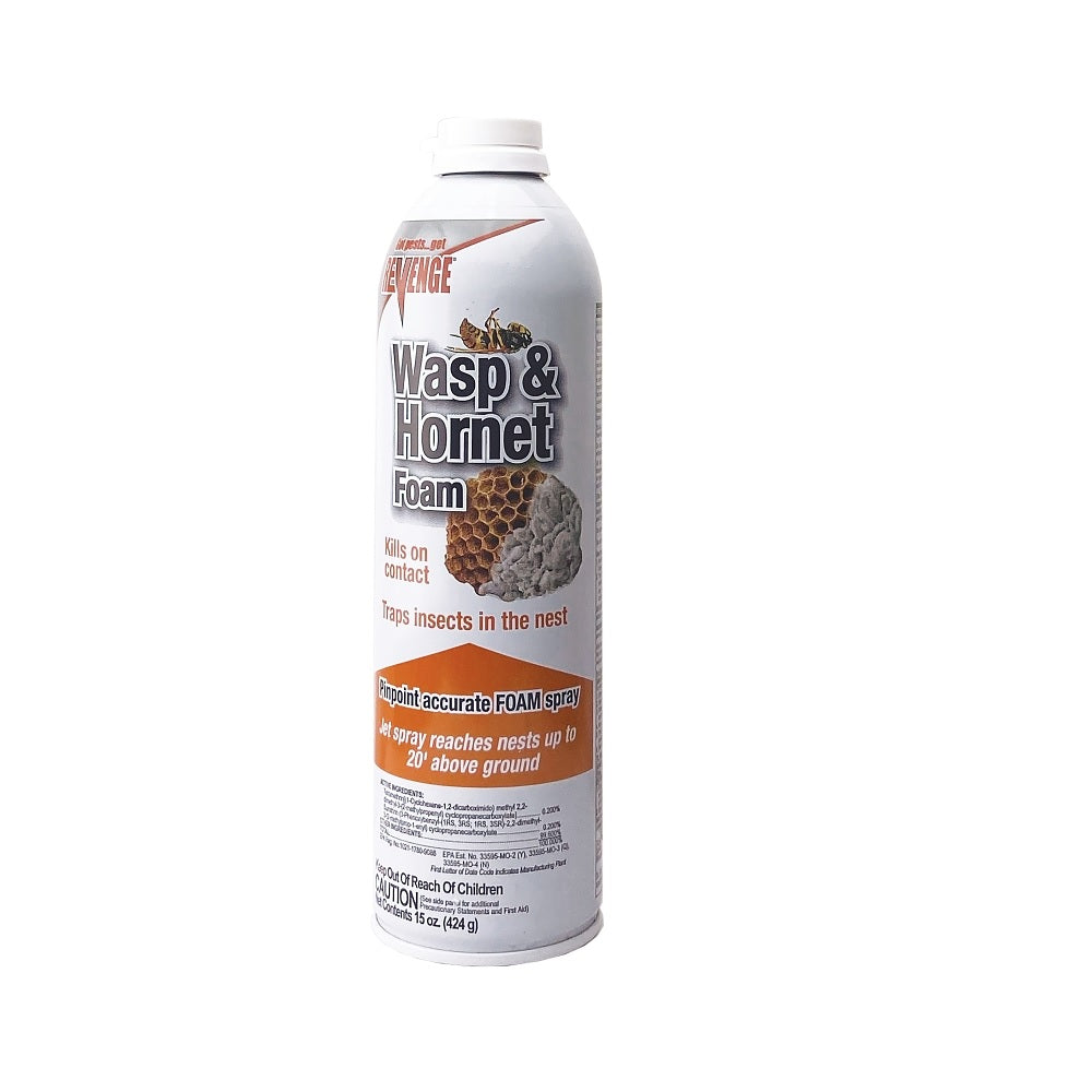 Revenge 4643 Hornet and Yellow Jacket Killer Foam, 15 Ounce