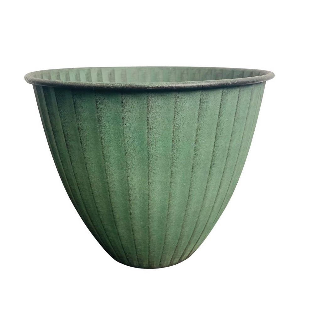 Robert Allen MPT02519 Monroe Ironstone Round Planter, 6 Inch