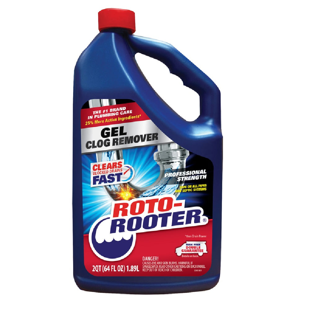 Roto Rooter 351404 Gel Clog Remover, 64 Oz