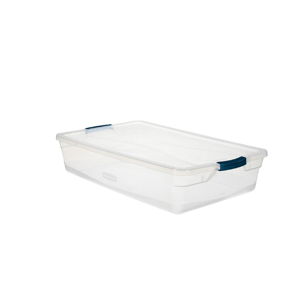 Rubbermaid RMCC410001 Cleverstore Stackable Storage Tote, 41 Quart