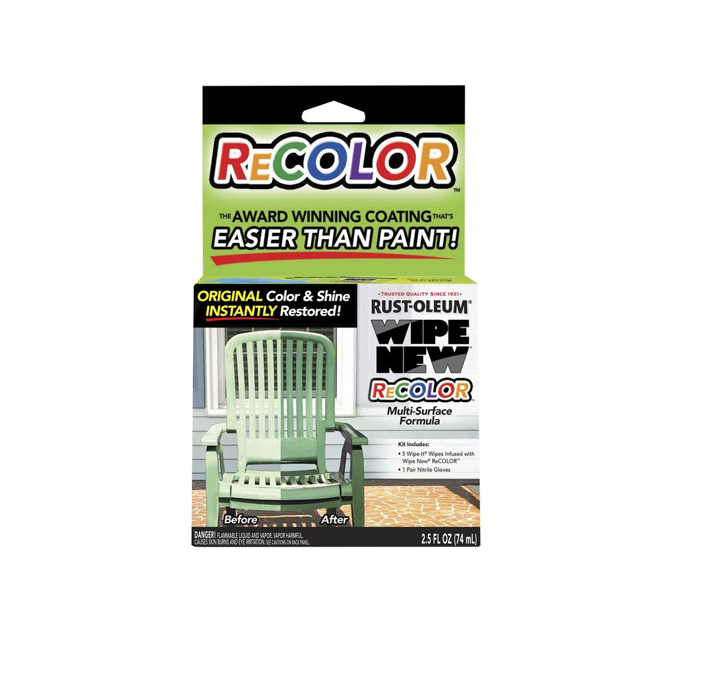 Rust-Oleum 362838 New Recolor Easier Paint Wipes, 4 Count