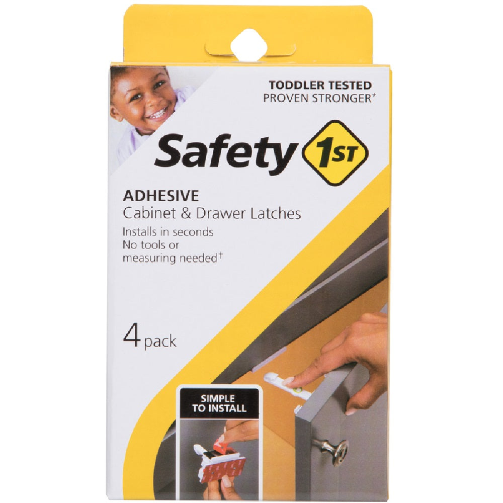Safety 1st HS310 Cabinet Catches, Plastic, White