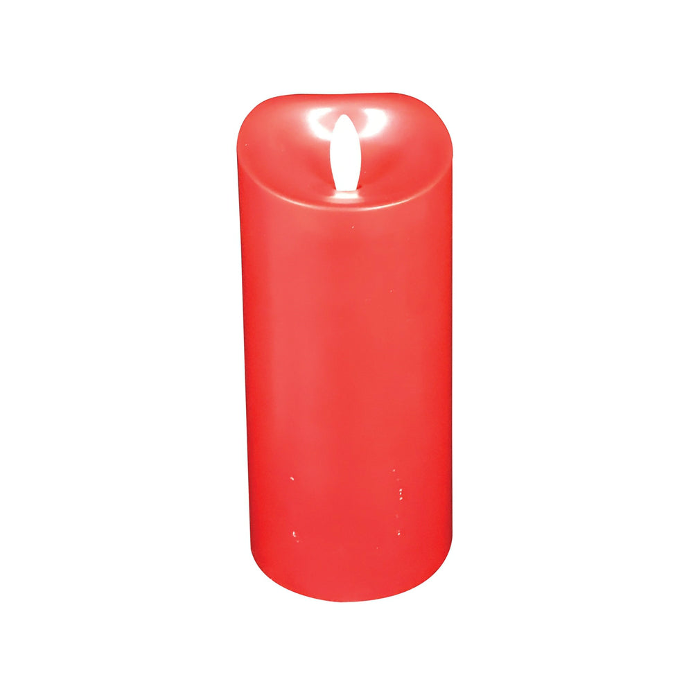 Santas Forest 25307 Christmas Dust Free Cinnamon Candle, Red, 7"