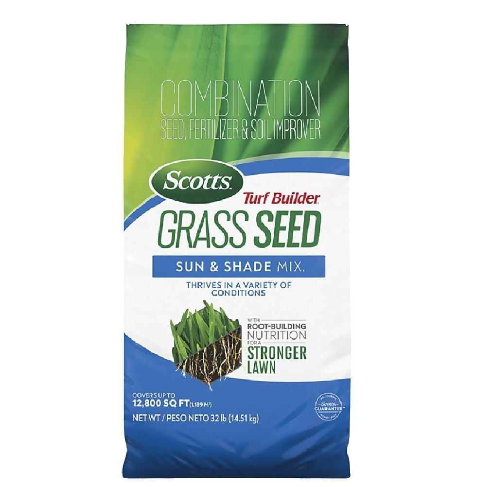 Scotts 18058 Turf Builder Grass Seed, 32 lb Bag