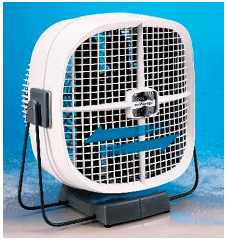 Seabreeze 75001 Cool Sweep Portable Fan, White, 2 Speed