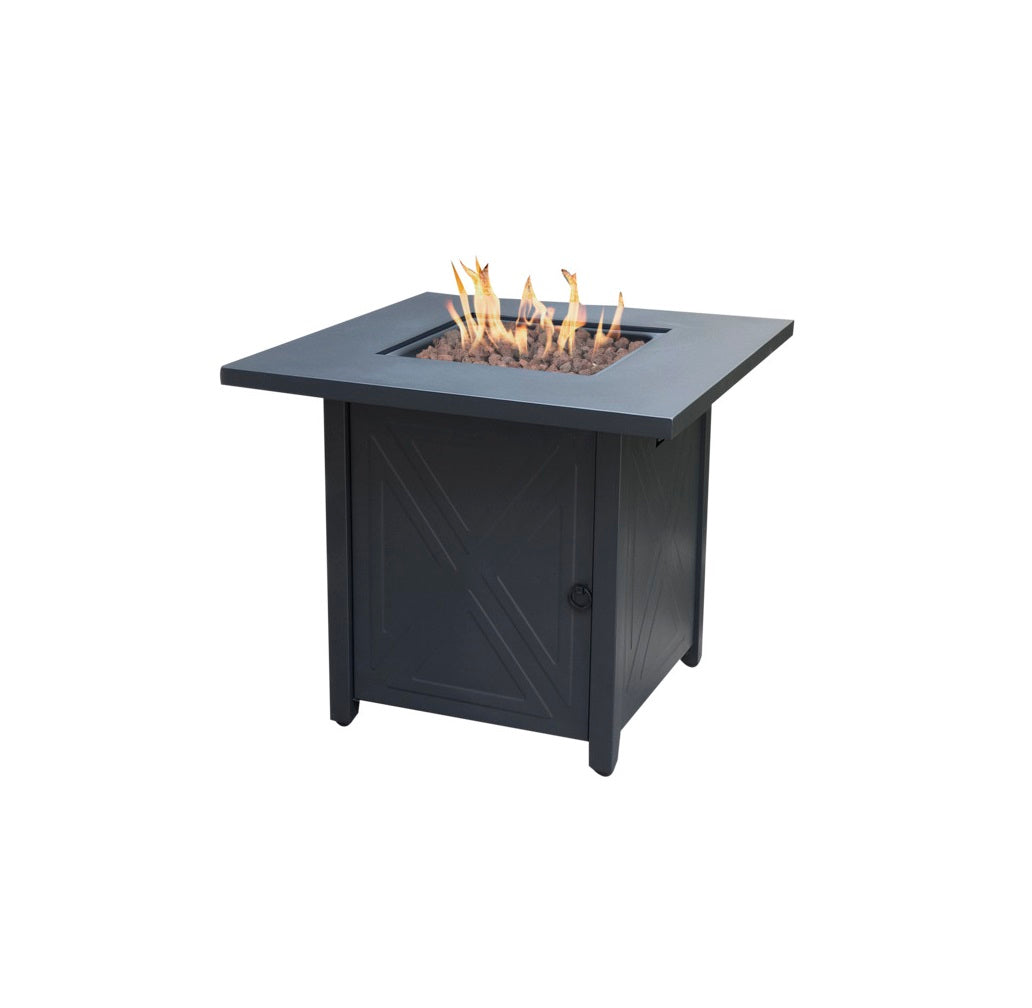 Seasonal Trends 52072 Outdoor Fireplace, Black, 50000 BTU
