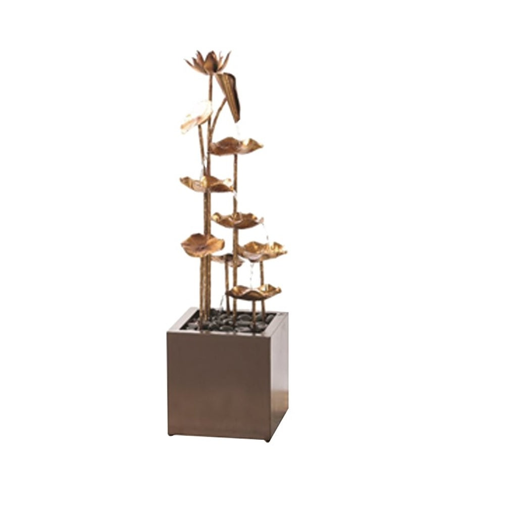 Seasonal Trends Y95889 Lotus Water Fountain, Large