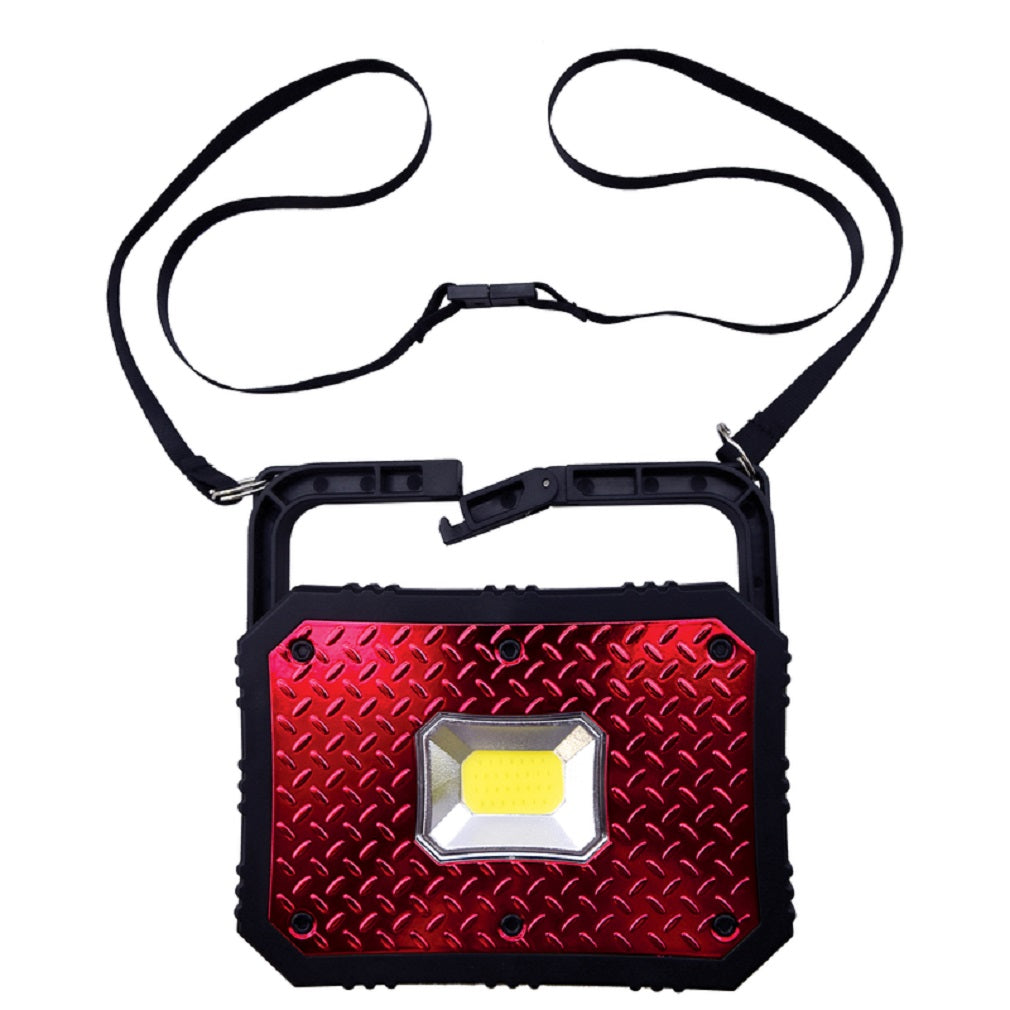 Shawshank 702904 LED Work Light, Plastic, Black/Red