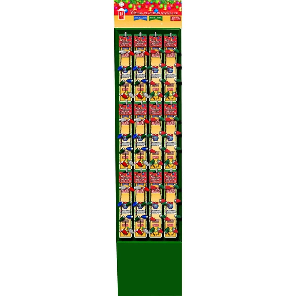 Shawshank 702478 LEDz Magic Seasons Classic Bulb Christmas Flashing Necklace
