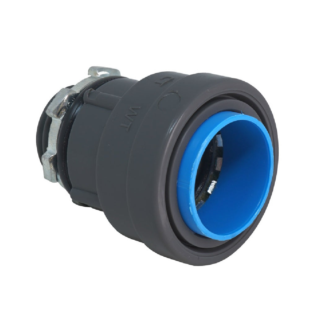 SimPush 67599901 Box Connector For Liquid Tight, PVC, 1/2"