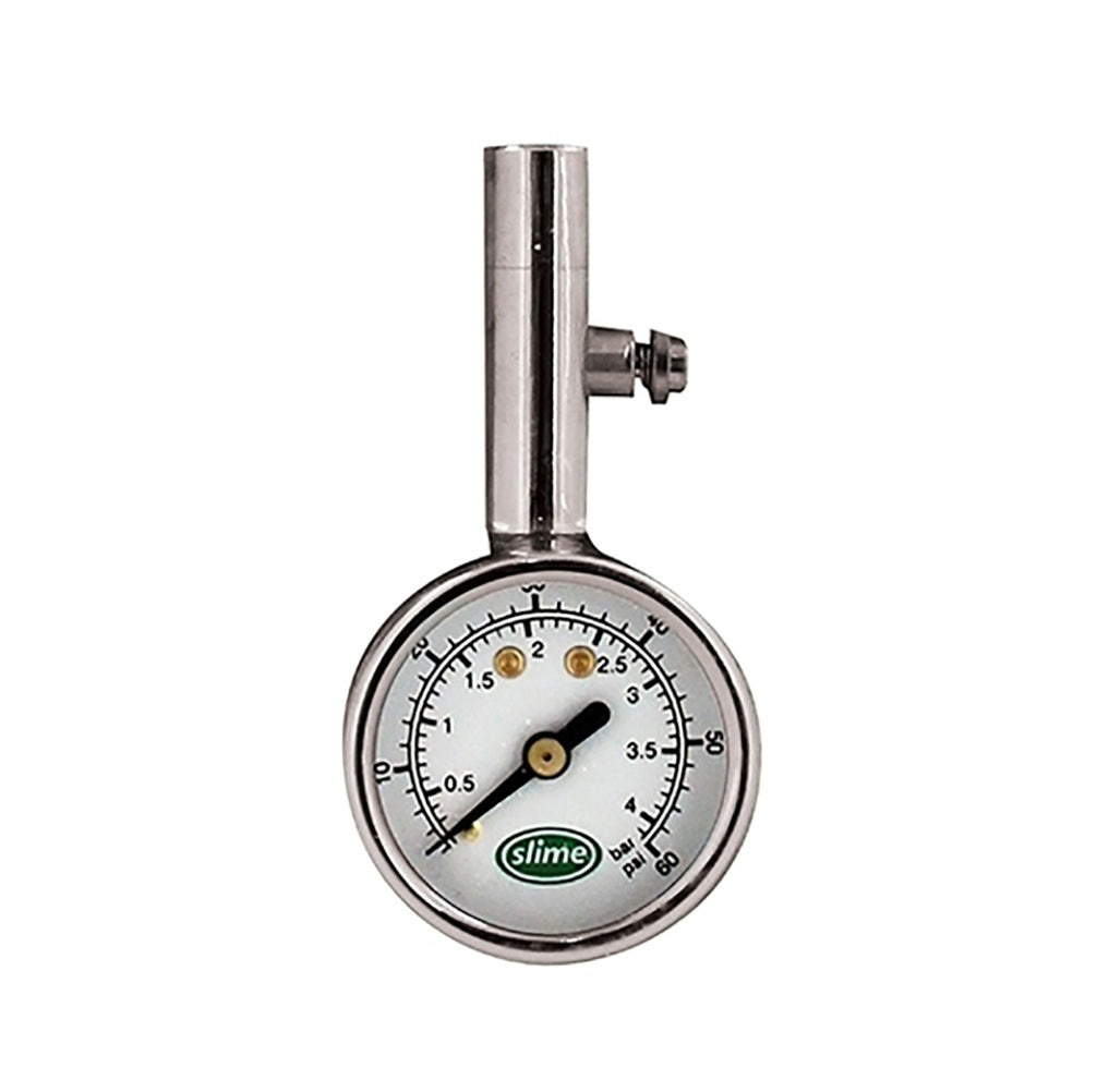Slime 20048 Tire Pressure Gauge, Steel, 60 PSI