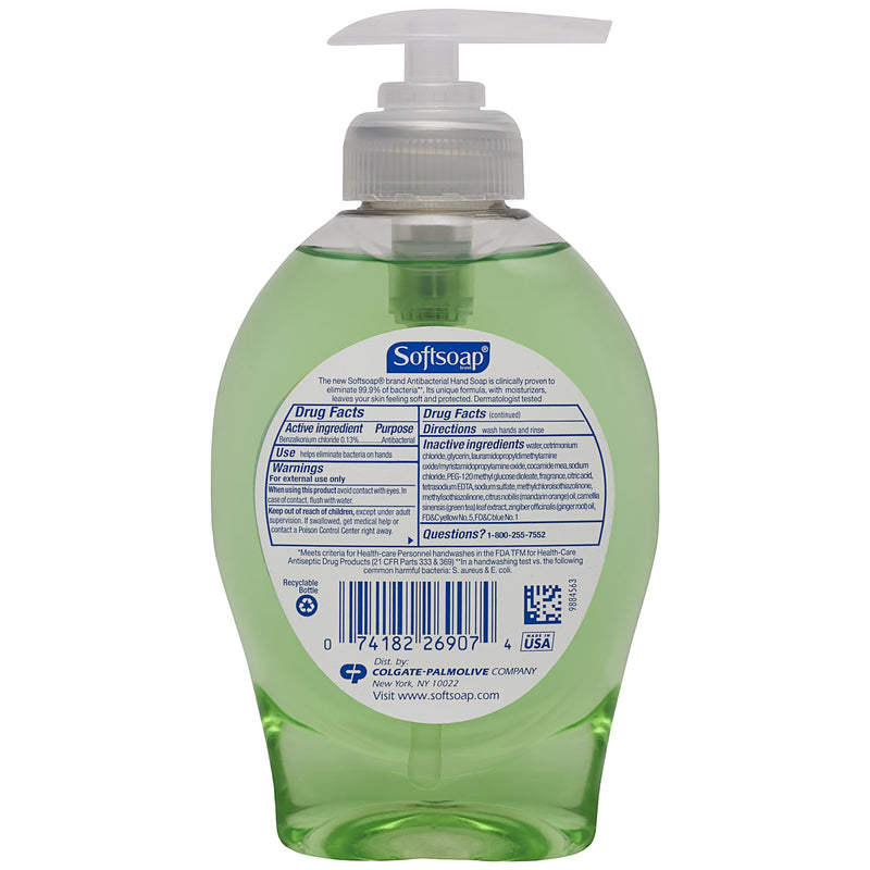Softsoap 126907 Antibacterial Liquid Hand Soap, Fresh Citrus, 5.5 oz
