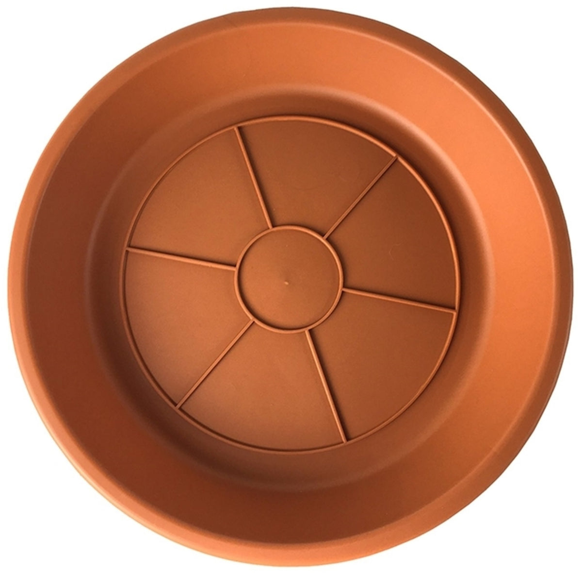 Southern Patio SA1212TC Dynamic Saucer, Terra Cotta, Plastic
