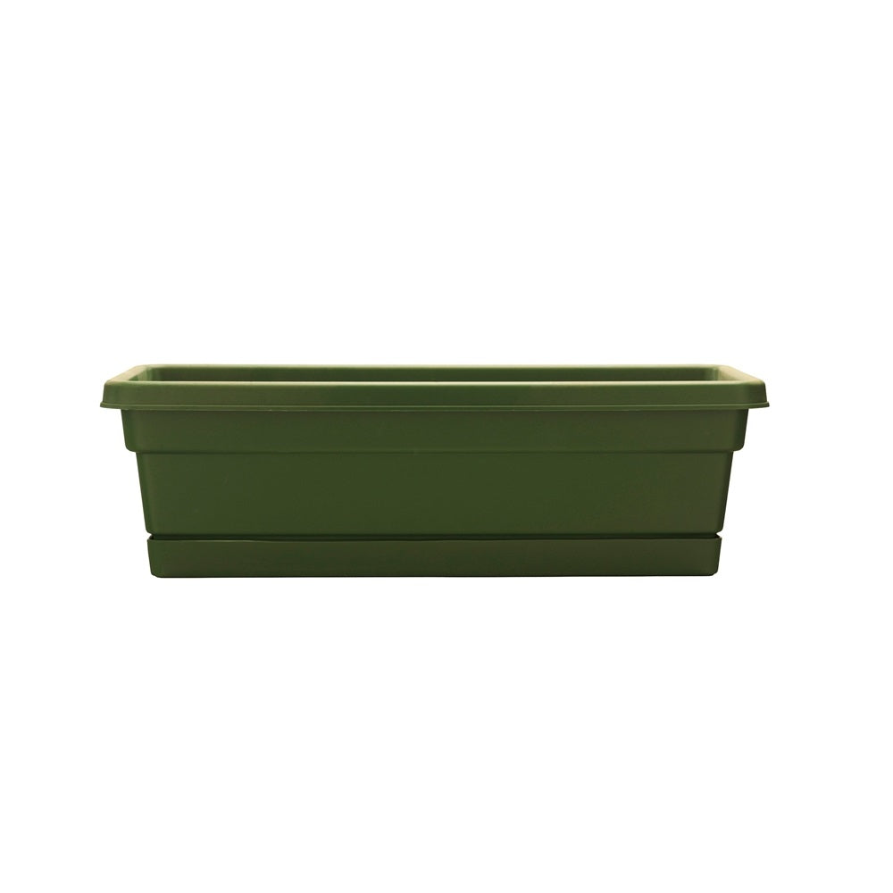 Southern Patio WB3012OG Window Box Planter, 7.22" H, Plastic