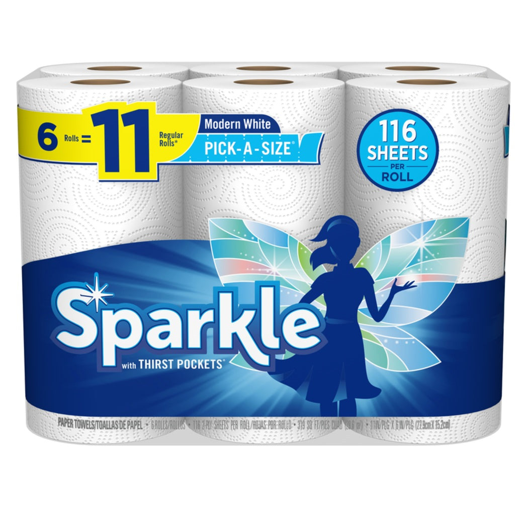 Sparkle 22130 Paper Towels, White
