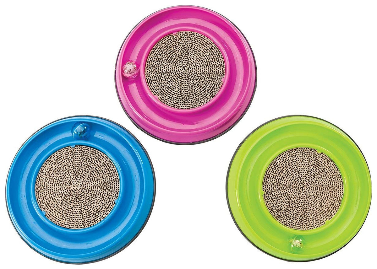 Spot 52020 Rockin' Cat Scratcher Toy, Assorted Colors