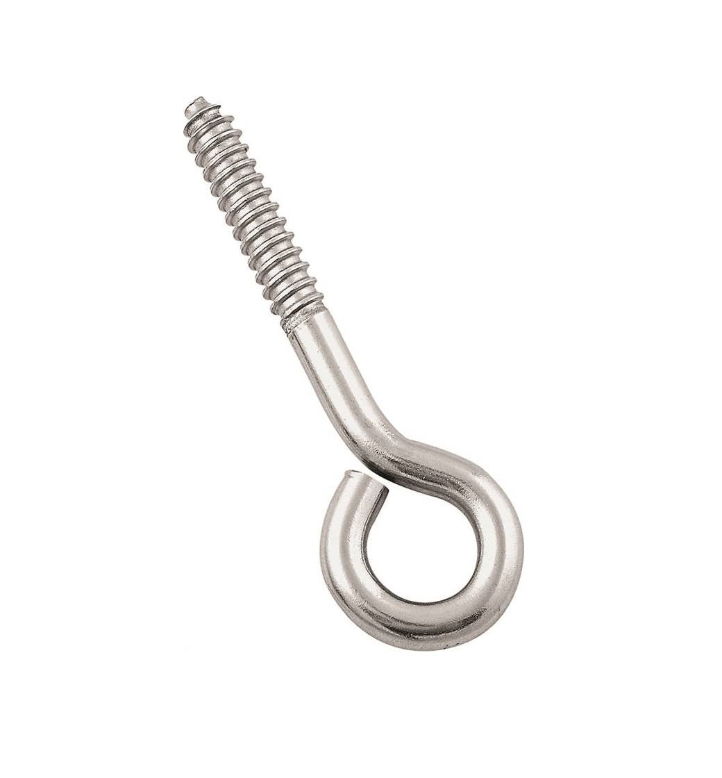 Stanley N220-806 Lag Screw Eye, 3/8" x 4-1/2"