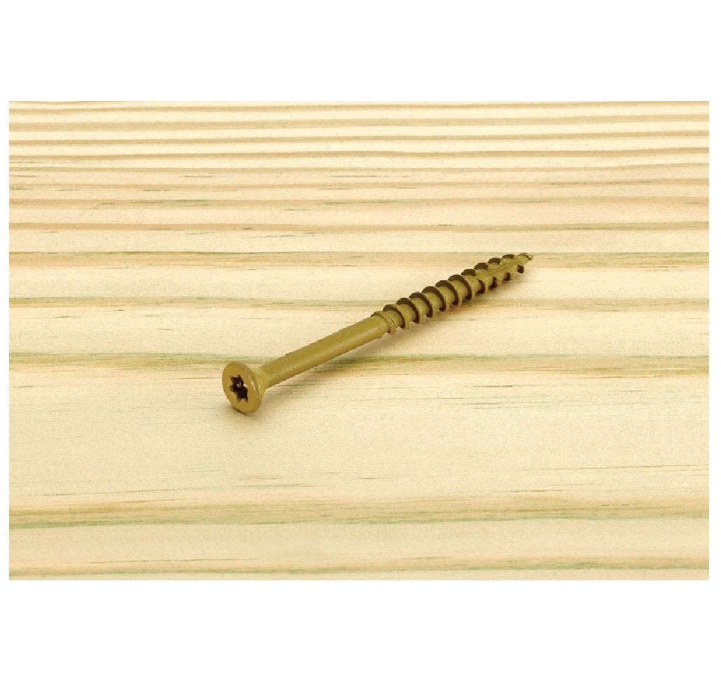 Starborn DT62V300 Deckfast Deck Screws, Tan, No. 9 x 3 in, 2000 Count