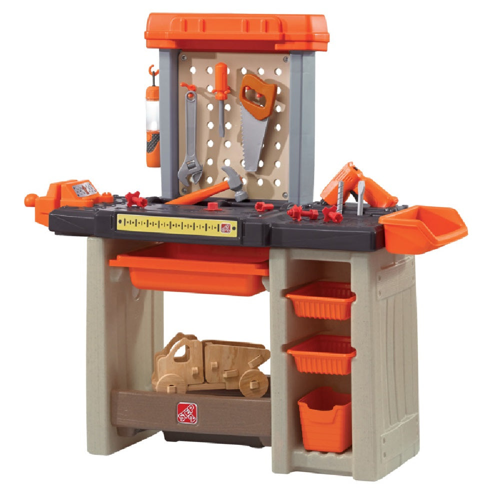 Step 2 489499 Handyman Workbench Playset, Orange