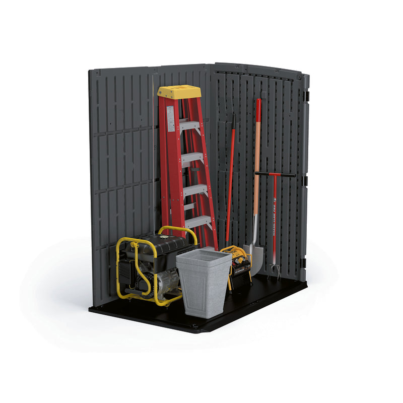 Suncast BMS6225 Vertical Storage Shed, Black, 6.5'