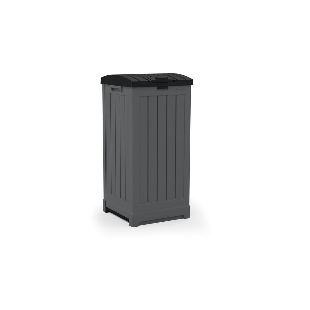 Suncast GH3900 Trash Hideaway Trash Can, Gray