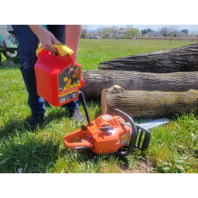SureCan SUR2SFG2 Safety Gas Can, Plastic, 2.2 Gallon