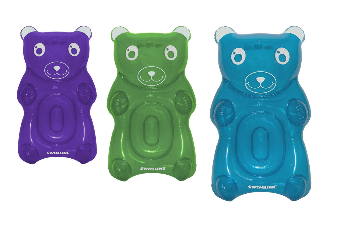 Swimline 90748 International Leisure Gummy Bear Pool Float, Assorted Colors
