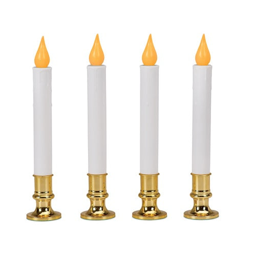 Sylvania V24329-88 Battery Operated Flickering LED Candle, 9"