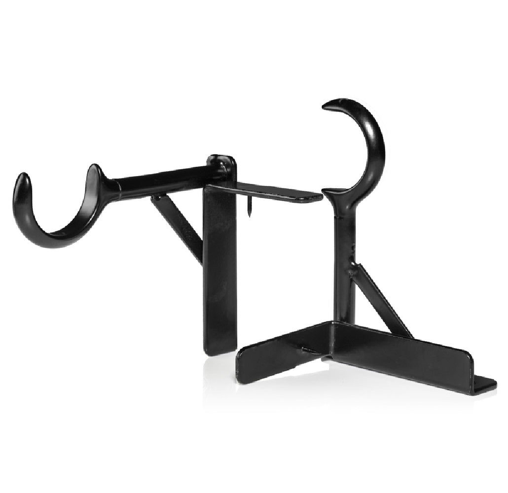 TAP BRACKET TBBLACK-MC6 As Seen On TV Curtain Bracket, Black, 30 Lb