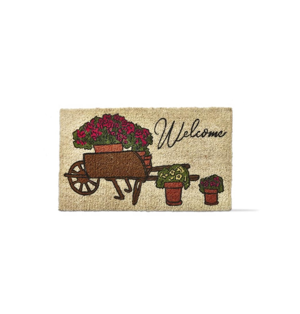 Tag G18308 Wheelbarrow Outdoor Door Mat, Coir