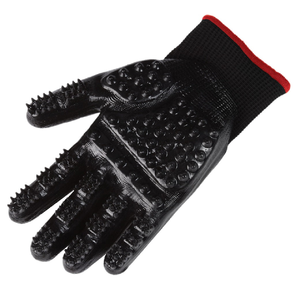 Top Performance TP7348 14 17 Shed Patrol For Cat/Dog Grooming Mitt, Black