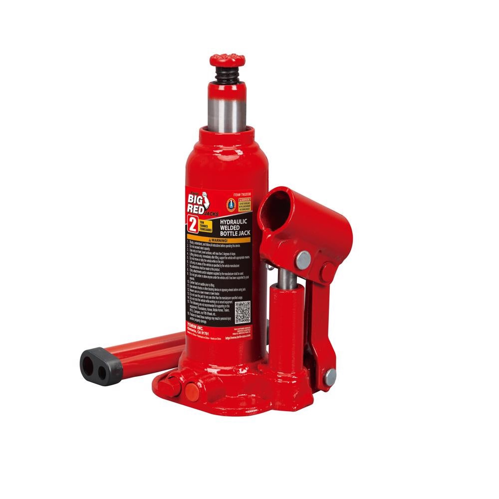 Torin T90203B Big Red Hydraulic Automotive Bottle Jack, Red