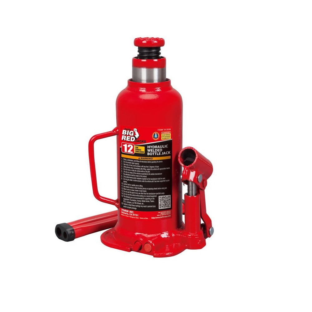 Torin T91203B Big Red Hydraulic Automotive Bottle Jack, Red