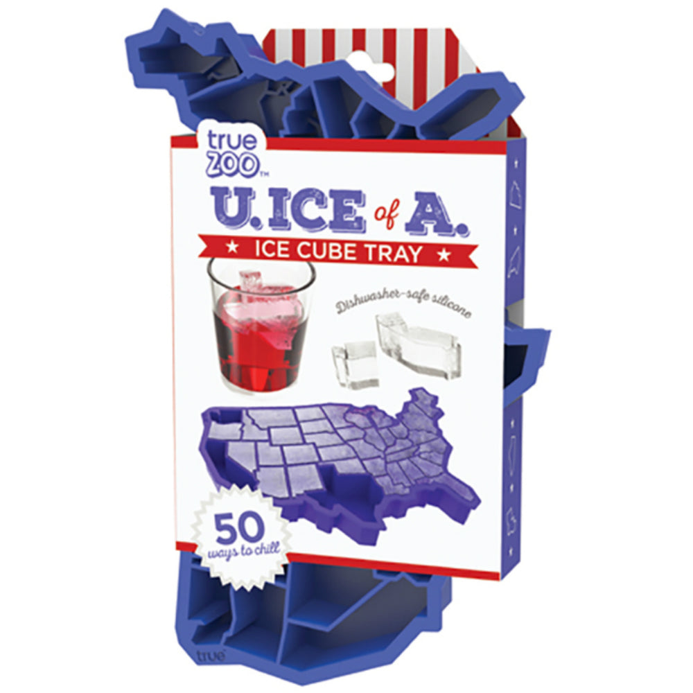 TrueZoo 3330 U. Ice of A. Silicone Ice Mold, Blue