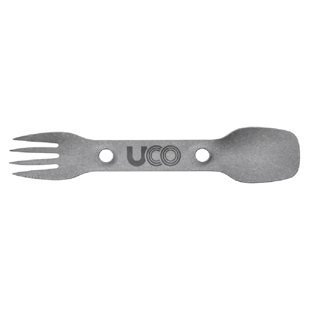 UCO F-SP-TI Spork, Titanium, Silver, 7 Inch