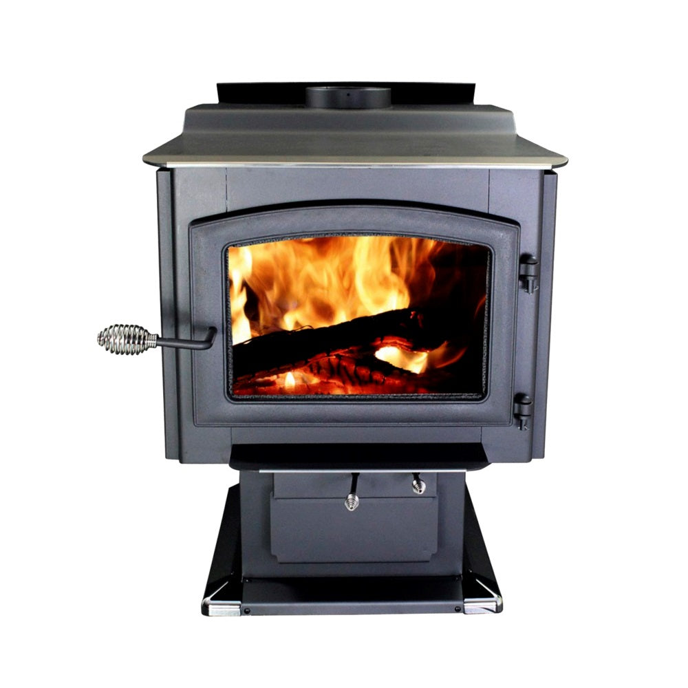 US Stove AW3200E-P Ashley Freestanding Large Pedestal Wood Stove, 152000 BTU