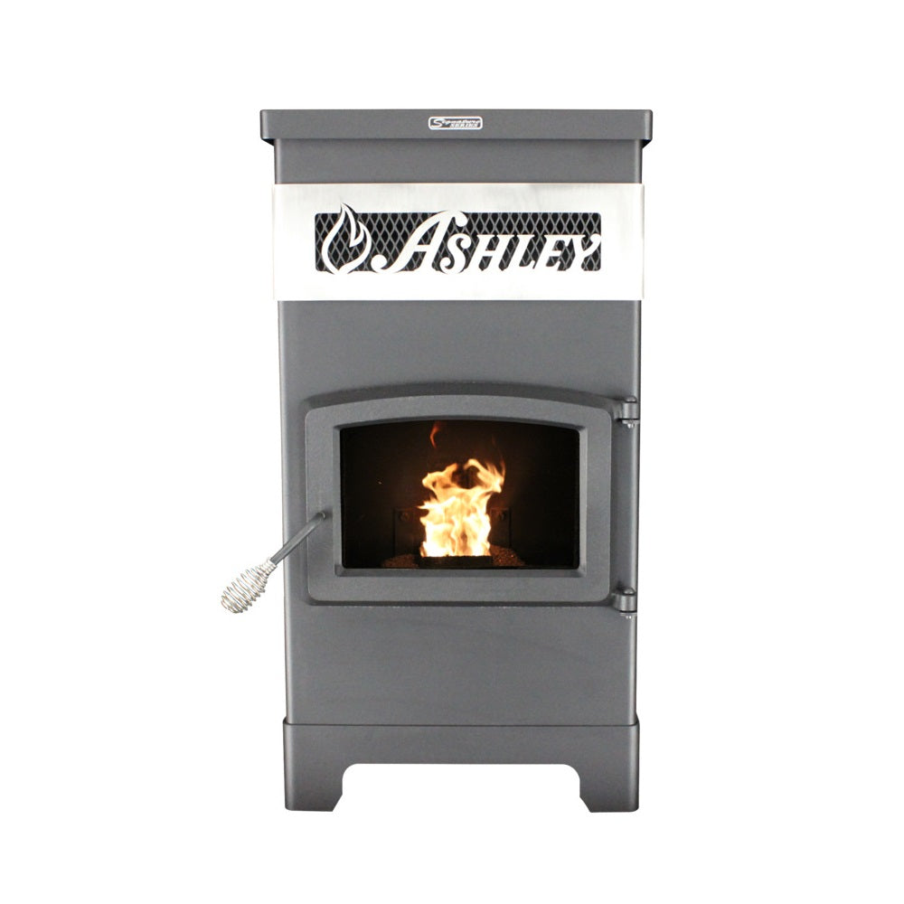 US Stove VG5770S Ashley Slimline Freestanding Pellet Stove, 48000 BTU
