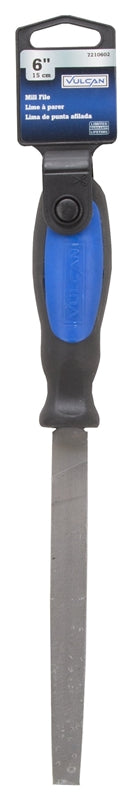 Vulcan JL-F010 Mill Files With Rubber Grip, 6"