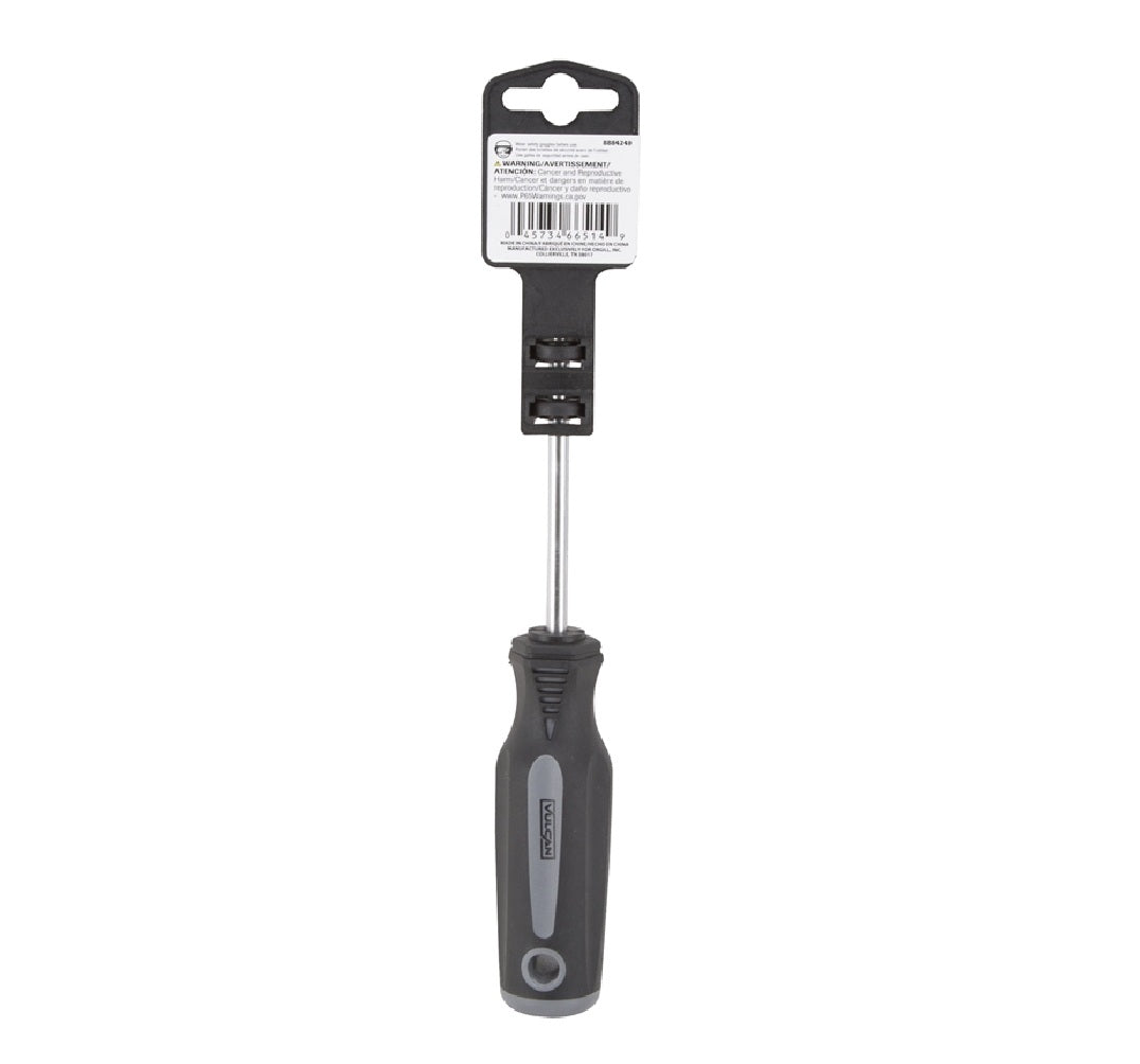 Vulcan MC-SD23 Star Screwdriver, Satin Chrome Plated, T25 x 4"