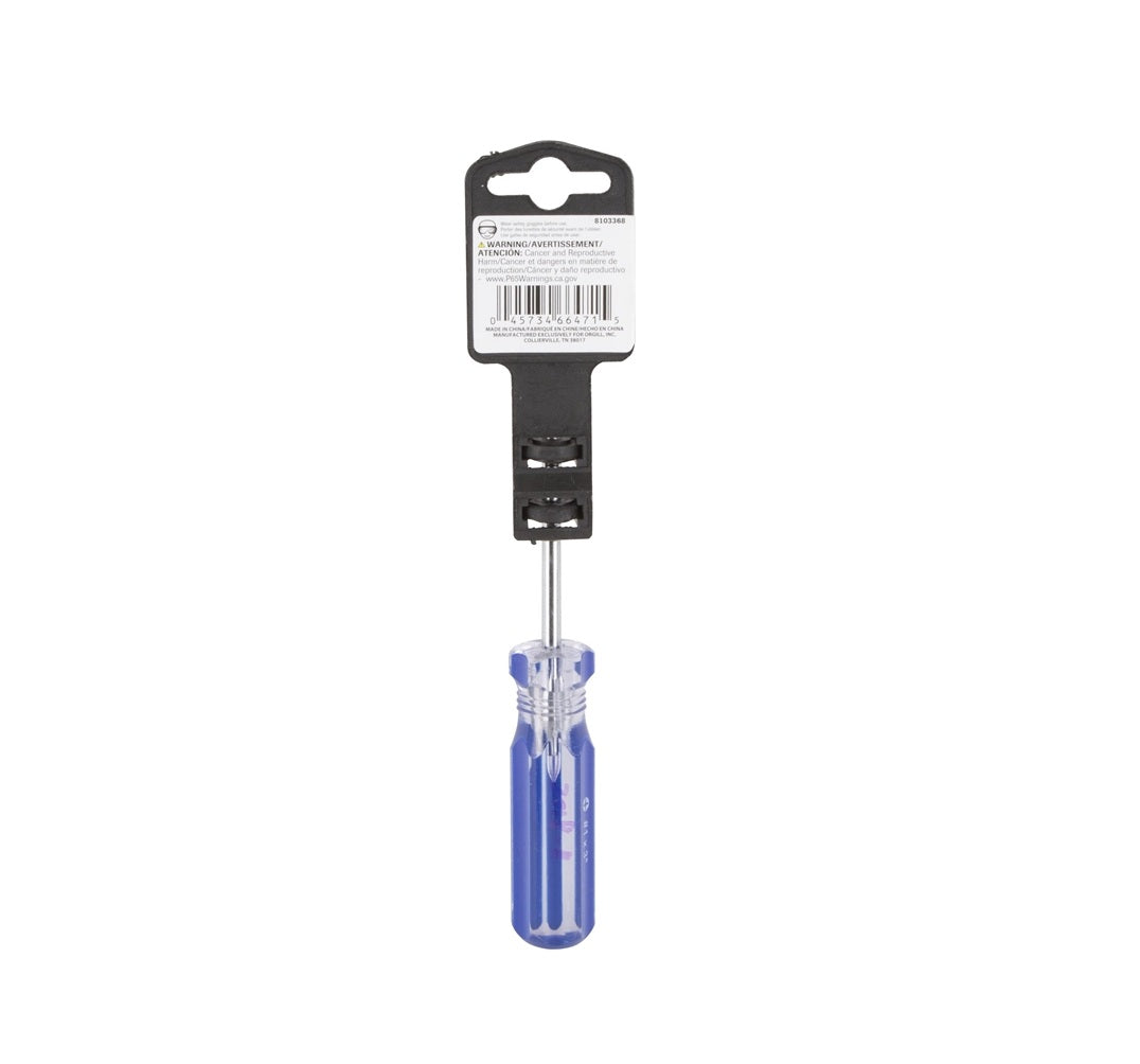 Vulcan TB-SD07 Phillips Screwdriver, Chrome Plated, #1 x 3"