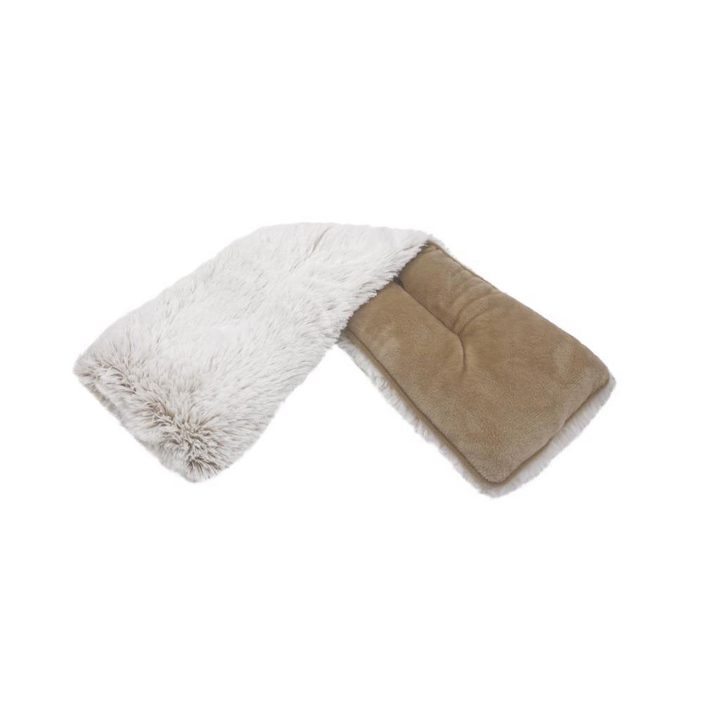 Warmies CPW-MARSH-B Marshmallow Neck Wraps, Brown/Gray
