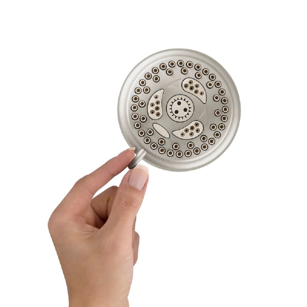 Waterpik NSC-629E PowerSpray Plus  6 settings Showerhead, Brushed Nickel