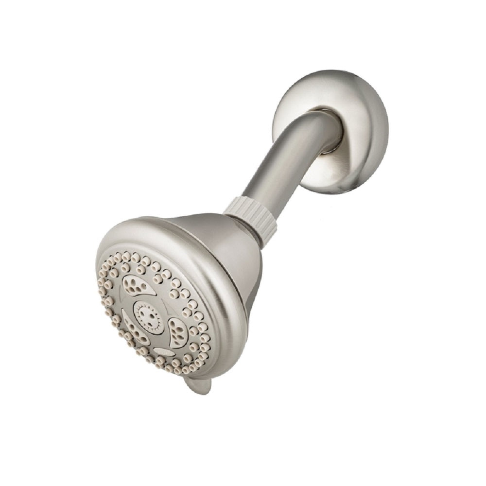 Waterpik NSC-629E PowerSpray Plus  6 settings Showerhead, Brushed Nickel